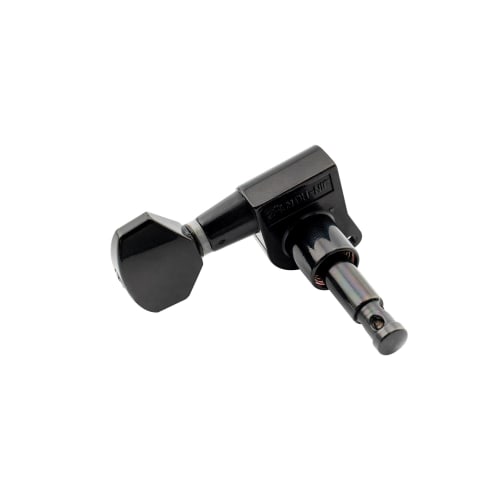 Wilkinson WJN07 E-Z-LOK 6-Piece Guitar Tuners for Fender Strat/Telecaster Electric Guitars, Black