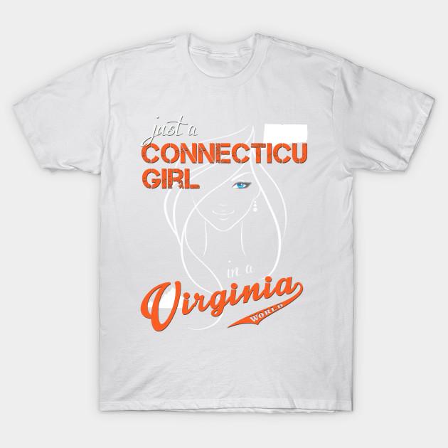 Футболка Женская Коннектикут Вирджиния Харадзюку Принт Кавайная Футболка Летняя Короткий Рукав Женская Футболка Топ