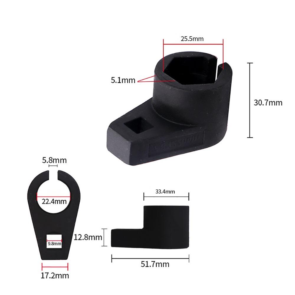 Universal Oxygen Sensor Socket Wrench 22mm Oxygen Sensor Sleeve New Car Accessories