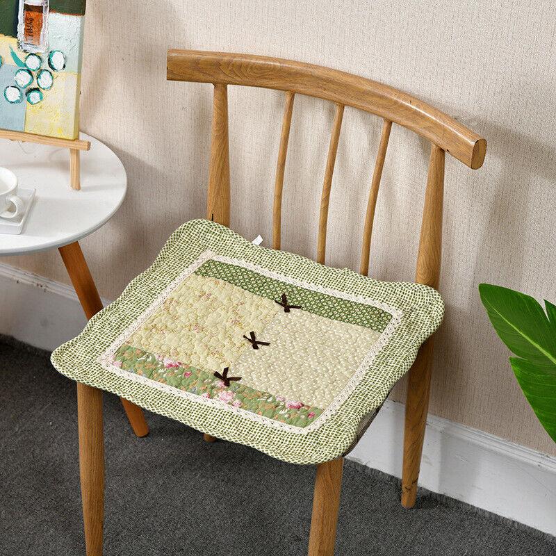 Подушка для стула с завязками, подушка для стула, фермерский дом, цветочное кухонное обеденное сиденье G