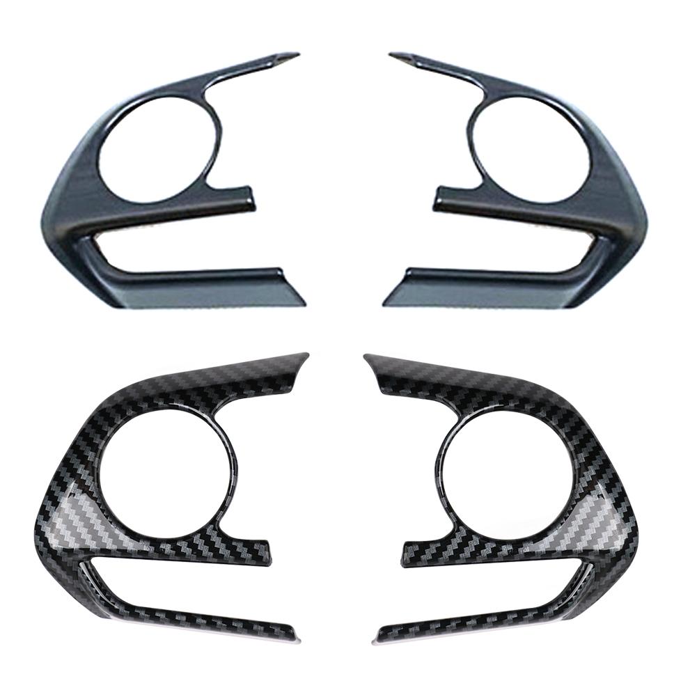 2 шт. Автомобильный руль кнопки панели крышка отделка наклейка для Toyota RAV4 Corolla E210 2019 2020 2021 2024 RAV 4 XA50 аксессуары