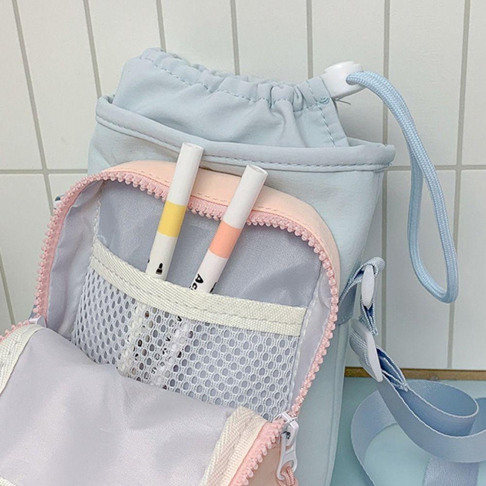 Lightweight Water Bottle Bag Dopamine Style Thermal Mugs Shoulder Bag Sports