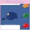 Fresh R Letter Baseball Cap Women Show White Couple Casual Fashion Sun Hat Men Sunscreen Duck Tongue Cap