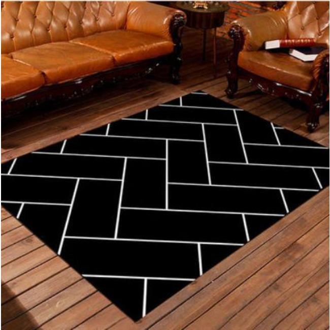Nordic Geometric Style Carpet Living Room Modern Sofa Coffee Table Mat Bedroom Bedside Home Floor Mat