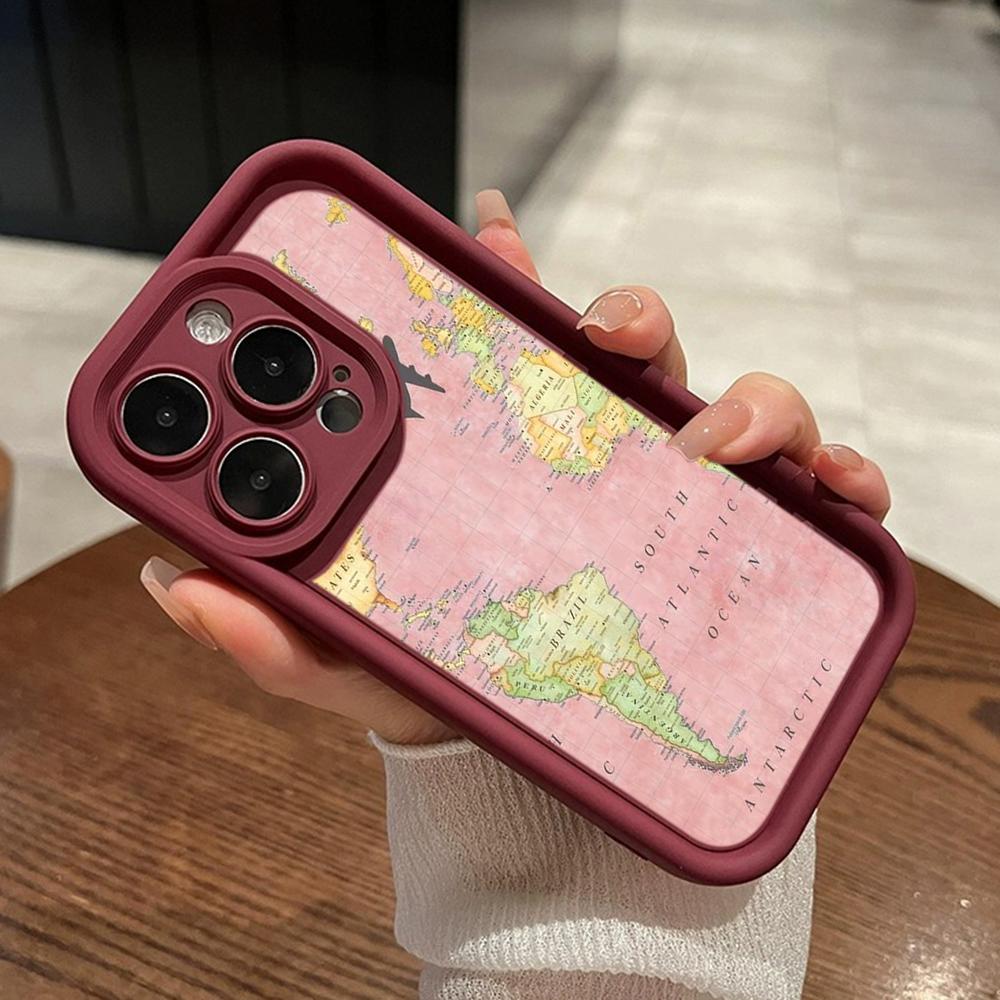LZ24 Карта траектории самолета искусство силиконовый чехол для телефона Xiaomi 11 Lite 5G 14T Redmi 14C 13C A3 Note 12 11 9 10 13 Pro Plus противоударный задний чехол
