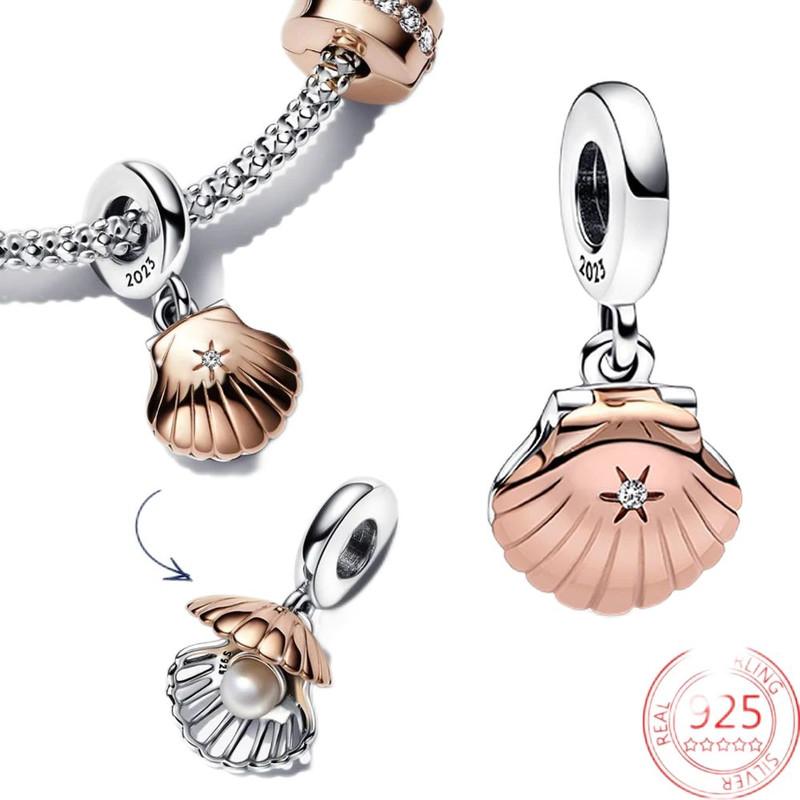 Подвески-хамелеоны, подходят модные оригинальные браслеты, серебро 925 пробы, циркон, осьминог, черепаха, бусина, бабочка, светлячок, подвеска, DIY изготовление ювелирных изделий