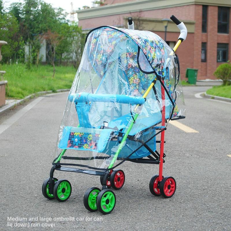 Stroller Rain Cover Stroller Rain Cover Stroller Windproof Cover Windshield with Zipper Rain Cover Poncho
