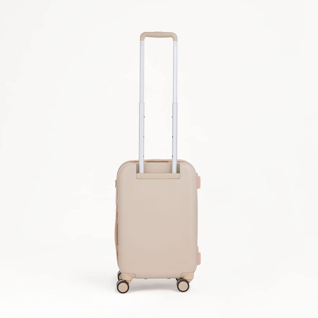 Au Чемодан Сумка для переноски с открывающимся спереди Отделение для переноски Легкий Тихие двойные колеса Ударопрочный Вращение на 360 градусов TSA замок Молния Фиксатор колес Блокировка колес