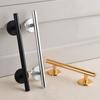 Self-Adhesive Door Knob Aluminium Alloy Door Handlebar Fashion Door Handle Kitchen