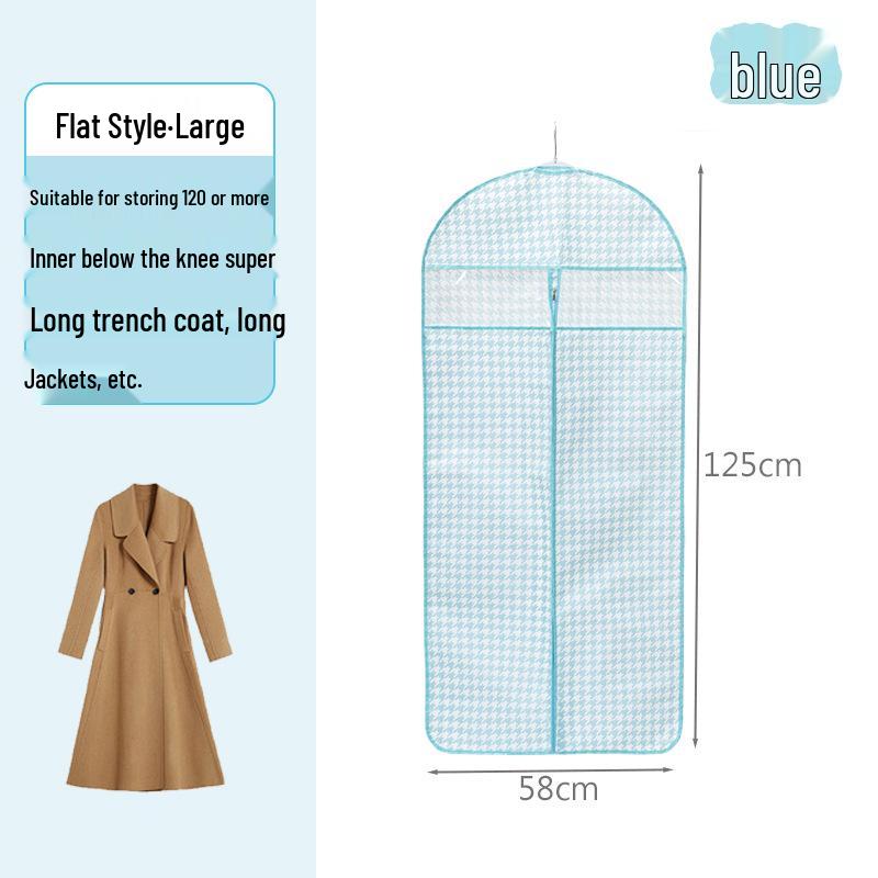 Подвесной прозрачный чехол для одежды от пыли для пиджаков и костюмов