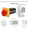 SZW25 64D/6 8-Gear 6-Section Transfer Switch Forward Reverse Fast Slow Control 25A Conventional Heating Current