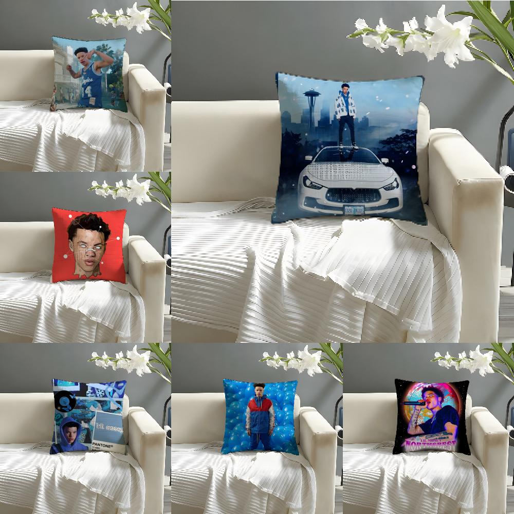 Hip-Hop Rapper Singer L-Lil Mosey 2 Pillow Case Linen Pillow Case Sofa Home Decor Cushion Cover Cushion Cove