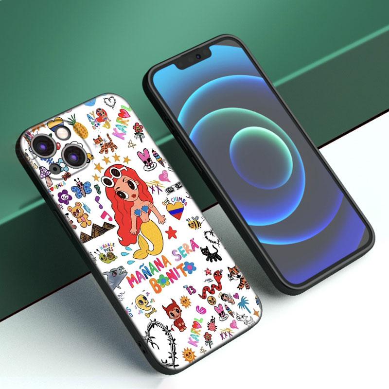 Чехол для телефона Karol G Manana Sera Bonito для Apple iPhone 12 13 Mini 11 14 15 Pro Max 7 8 X XR XS SE 2020 2022 черный силиконовый чехол