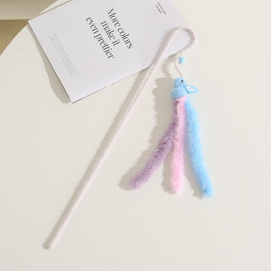 Adjustable Hanging Toys, Door Toy,Caterpillar & &Mouse Toys for Cats, with Adhesive Pads, Assorted Colors