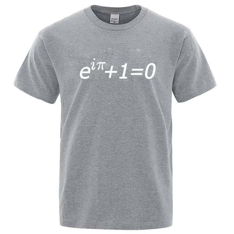 Unisexs High Quality Tshirt 100 Cotton Funny Mathematical Design Print Summer Casual Loose for Unisex TShirt Unisex Hip Hop Tops