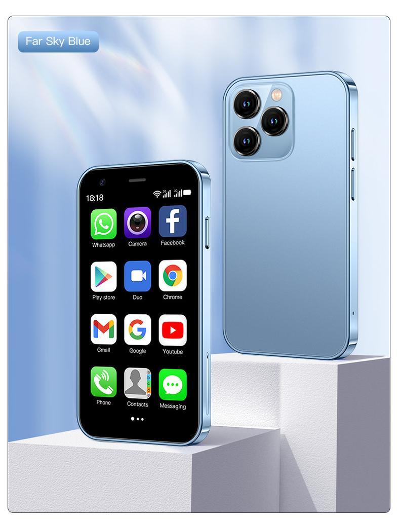 Карманный Android-телефон Маленький смартфон 3G Мини-телефон SOYES XS15 Google Международный
