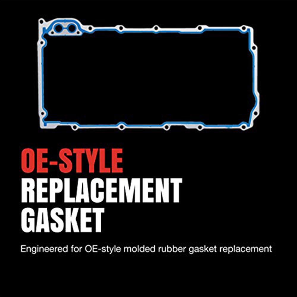 Engine Oil Pan Gasket for Chevrolet, GMC, Cadillac - Part No. 12612350 OS30693R
