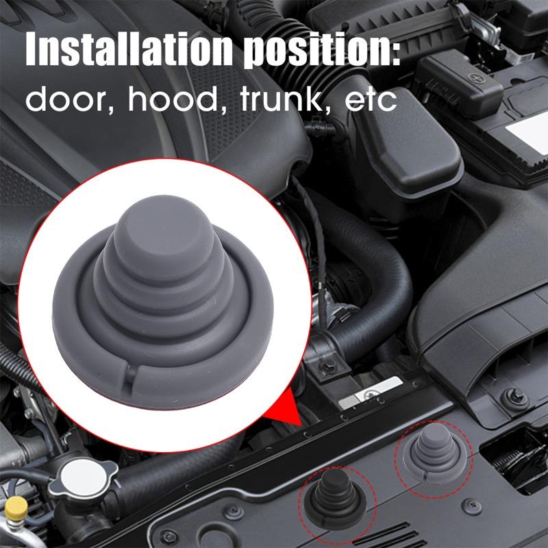 Silicone Door Shock Absorber Cushion Universal Hood Rear Trunk Reduce Noise Crashproof Airbag Buffer Anti Collision Pad Sticker