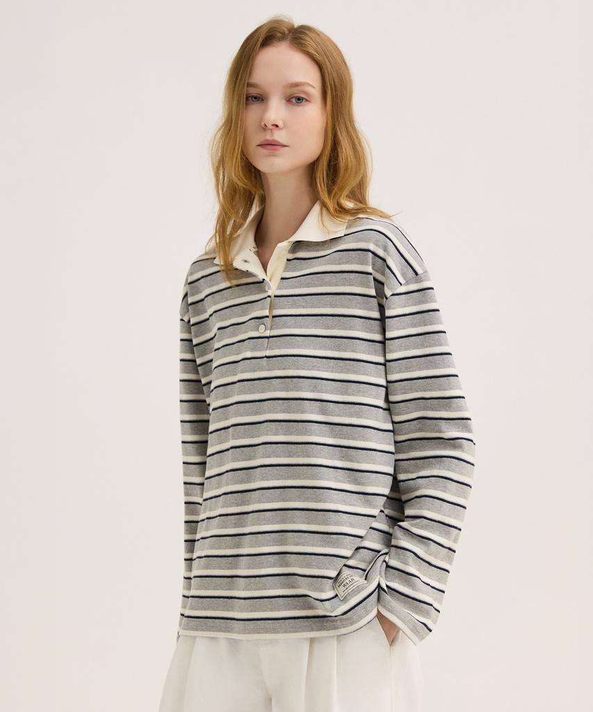 WAARFORWOMAN Wt-34 Classic Polo Shirt_Gray