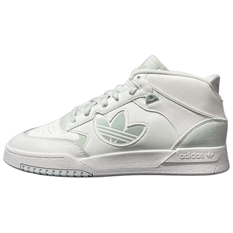 Adidas Оригинальные Drop Step SE Удобные Универсальные Прочные Высокие Кеды для Скейтбординга Женские Кроссовки Белые IH2173