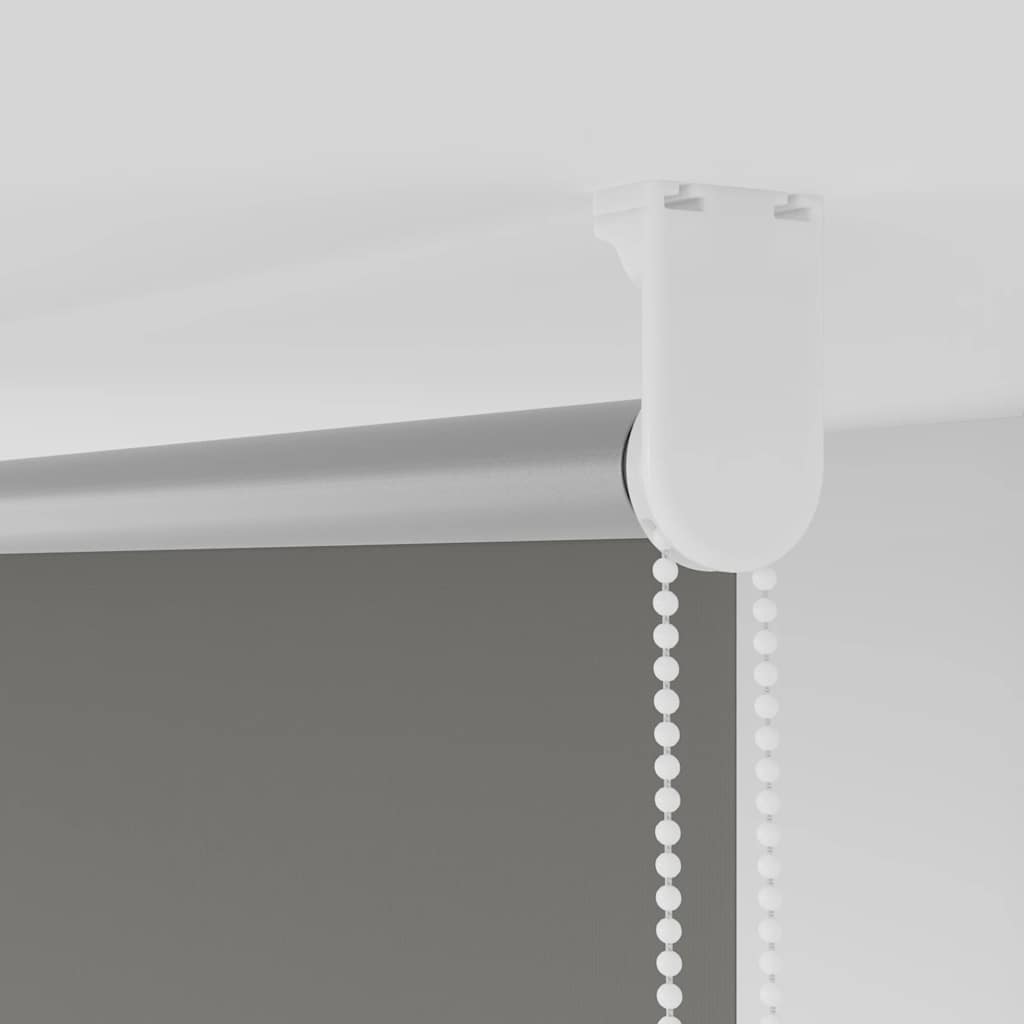 Blackout Roller Blind Grey 160 x 230 cm Fabric Width 156.6 cm Polyester