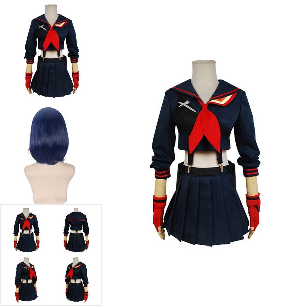 Изысканный костюм для косплея Матой Рюко из Kill La Kill, отличающийся элегантным дизайном школьной формы