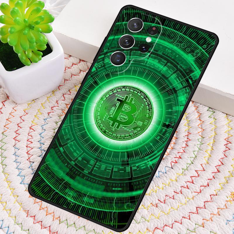 Чехол для телефона Bitcoin BTC для Samsung Galaxy note 10 pro S26 Ultra S23 S24 FE S25 S21 S22 PLUS ударопрочный