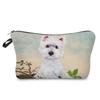 Women Dog Print Cosmetic Bag Toiletries Organize Travel Storage Case 6774