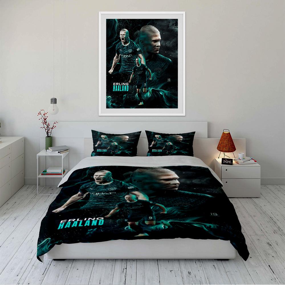 Soccer Star Bedding Set Bedding set (1 duvet cover, 2 pillowcases, duvet not included)