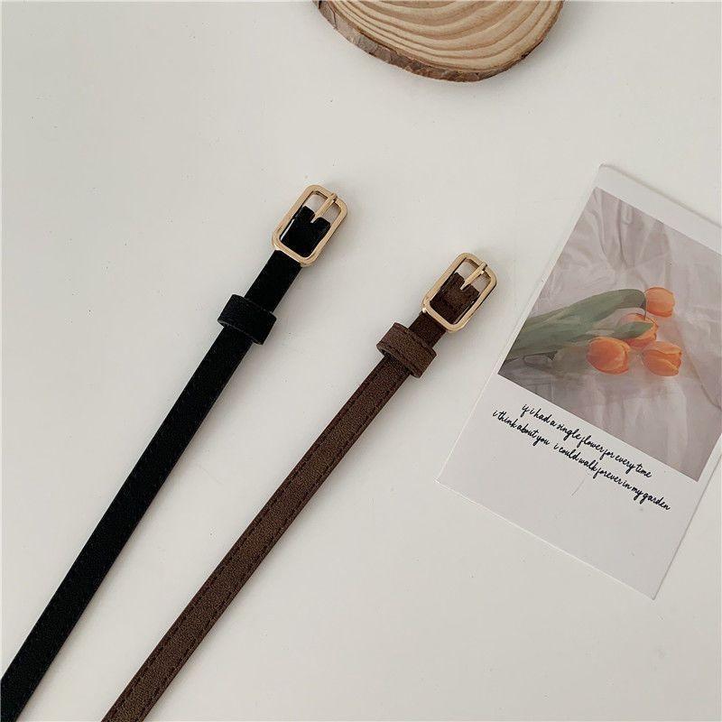 Trendy Black Casual Dress Belt For Women With Comfortable Fit Crafted From Soft Pu For Versatile Use