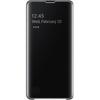 Для Samsung Galaxy S10 Защитный чехол-книжка Clear View - Черный