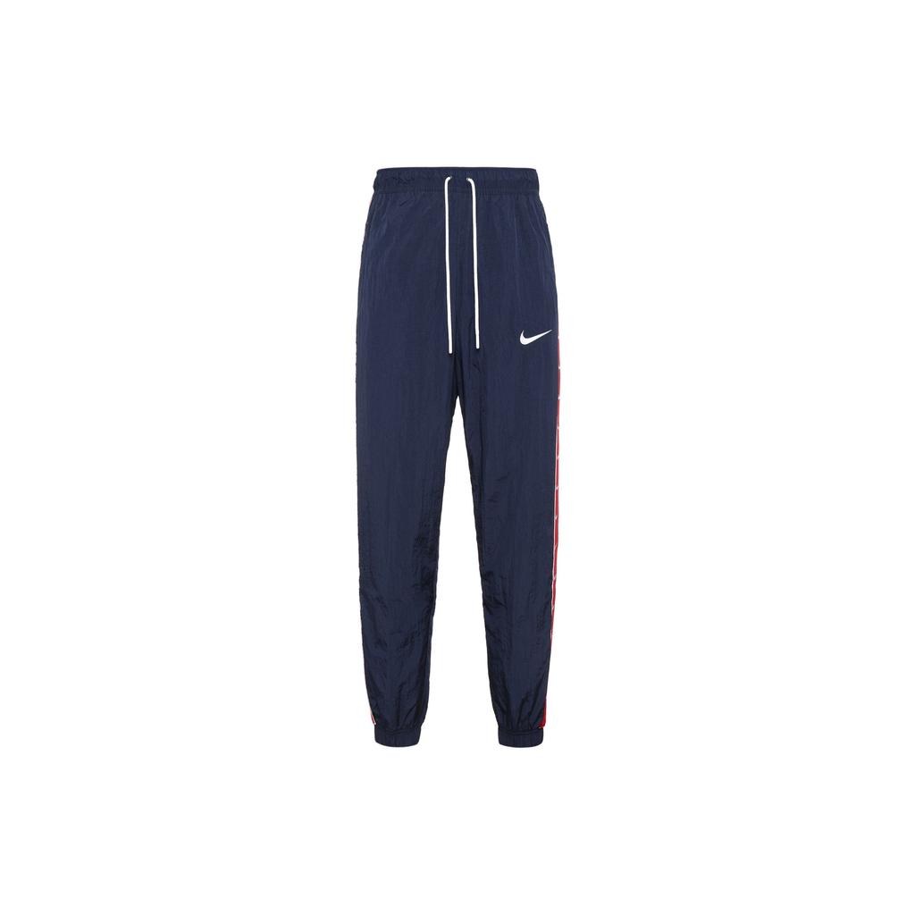 Nike Nsw Swoosh Брюки Спортивные повседневные длинные брюки Мужские штаны Темно-синие CD0422-451