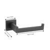 Black Toilet Roll Holder Shelf Toilet Tissue Dispenser  Bathroom Kitchen Laundry Room