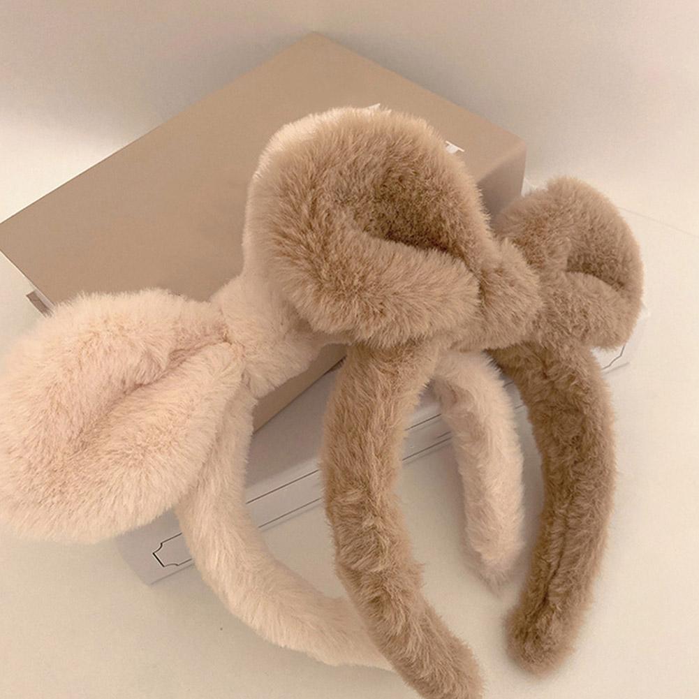 Милые плюшевые повязки для волос с ушками медведя для девочек, милые повязки для волос, обручи для волос, модные повязки для женщин, макияж, он U9S3
