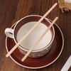 100Pcs Individually Wrapped Coffee Stirrers Eco-Friendly 14/19cm Wood Blenders Round End Not Prickly Stir Sticks Cocktail