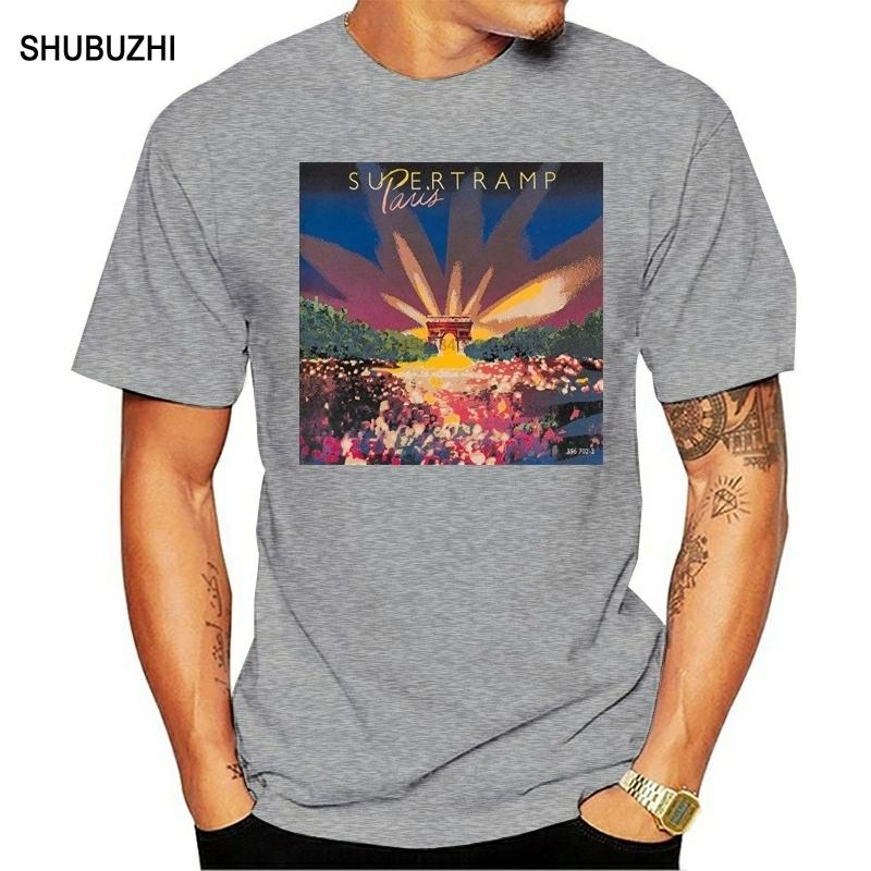 Hot Sale Super Fashion Supertramp Paris MenS Short Sleeve Crew Neck T Shirt