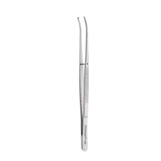 GDC Tissue Forceps Semken - Curved - 1x2 (12.5cm) (Tp34)