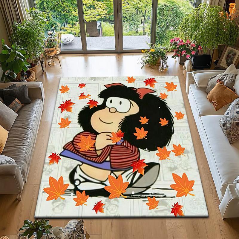 1PC Mafalda Rug - home decoration Carpet For Living Room Bedroom Flooring Computer Chair Area Rug