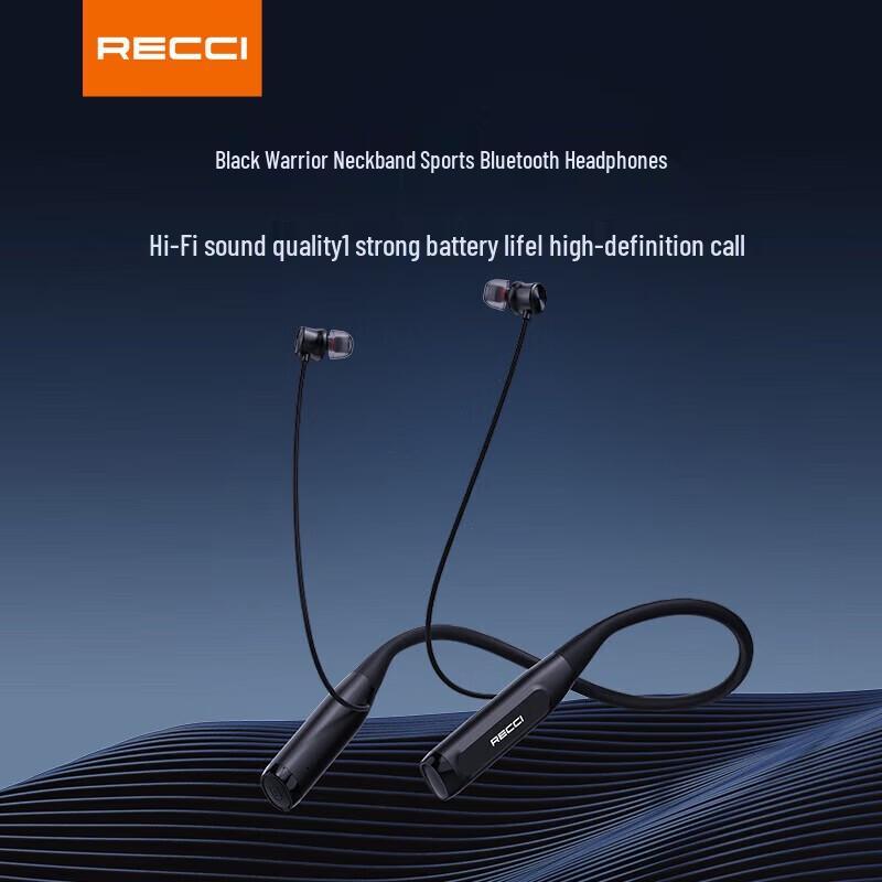 Recci REP-W65 Neckband Sport Bluetooth Earphones