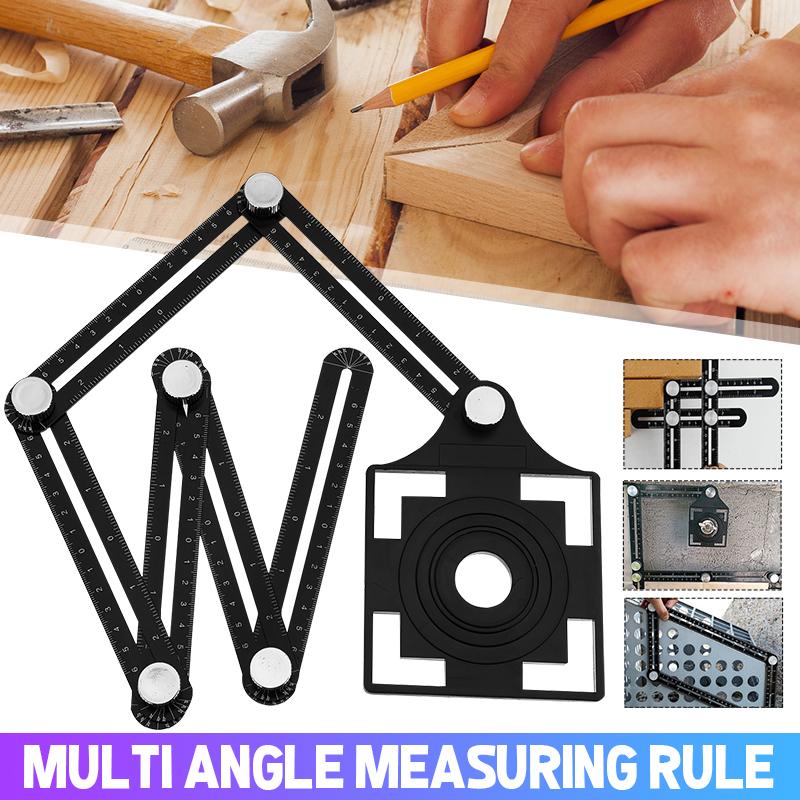 Локатор отверстий для керамической плитки Универсальный резак для отверстий с позиционирующей перфорацией Многофункциональный высокоточный кирпичный артефакт Шестикратная линейка