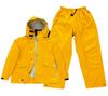 [Apt Collection] AP600 Breathable Rain Suit, Rainwear Top and Bottom Set, Golden Yellow, LL, Waterproof, Comes with Storage Bag, For Work, Bicycles