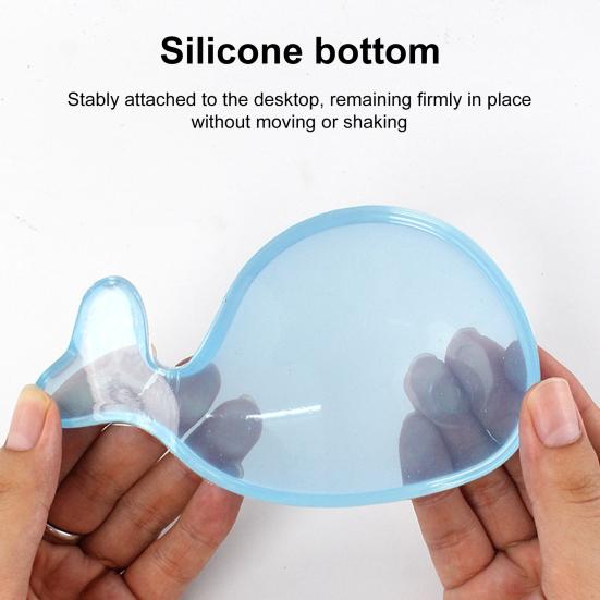 Ergonomic Wrist Guard Anti-Slip Transparent Design Creative Shape Silicone Elbow Pad Cushion Cute Clear Mouse Wrist Pad
