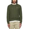 Свитер с длинным рукавом Polo Classic Cable Knit с вышивкой пони Мужской свитер 710775885-542