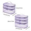 Multifunctional Transparent Mesh Travel Cosmetic Bag Storage 2/3 layer Toiletry Bag Large Capacity Makeup Case Cosmetic Storage