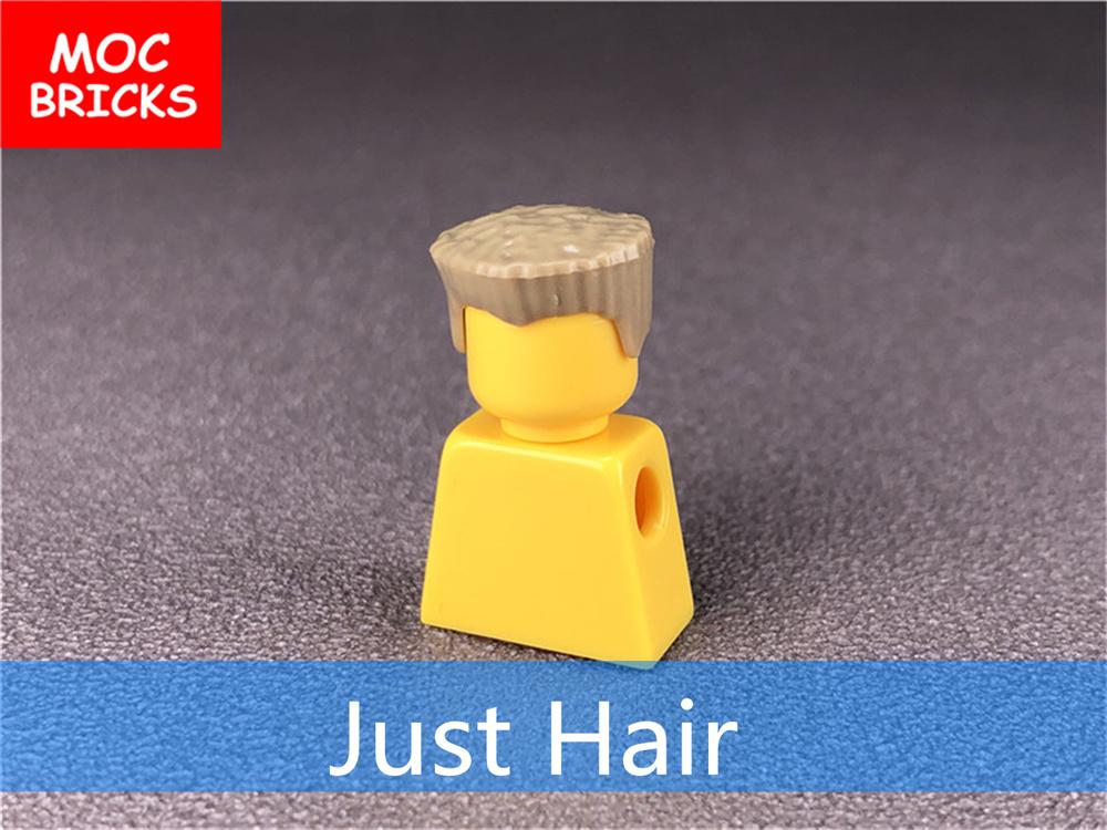 10 шт./лот Детали MOC Мужские прически Фигурка Игрушка Детские развивающие строительные блоки Собранные игрушки