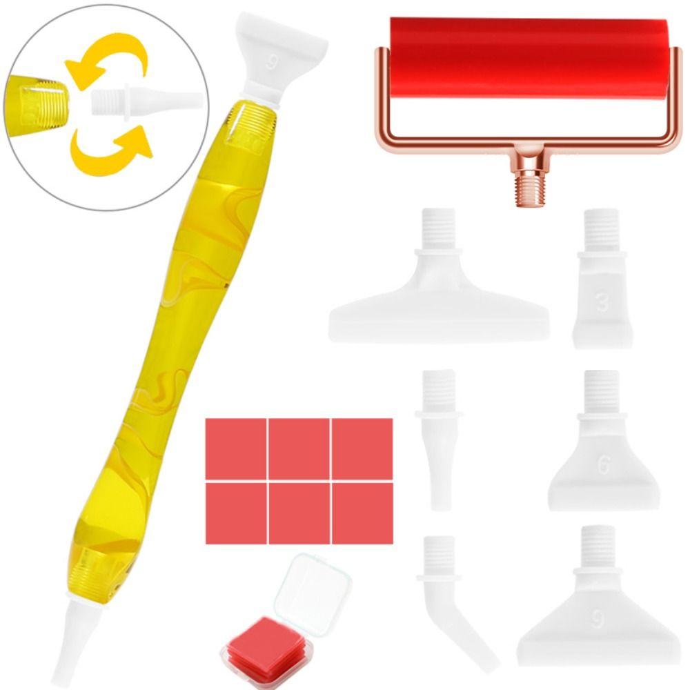 Replace Pen Head Cross Stitch Resin Pen Point Drill Pens Resin Diamond Painting Pen Plastic Heads