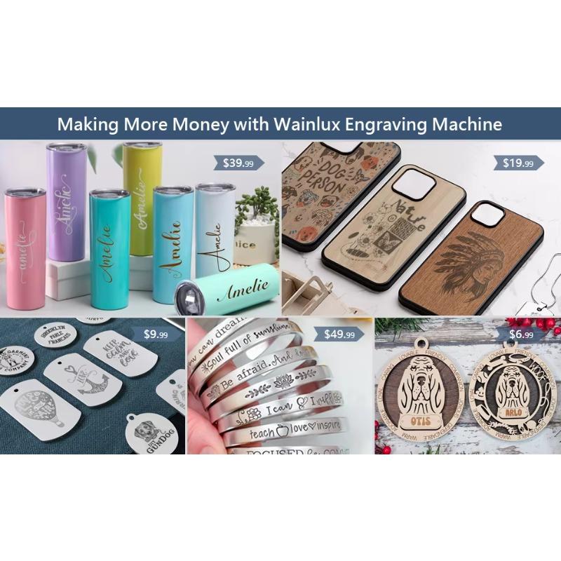 Fully Automatic Portable Laser Engraver - Compact Desktop Household Cutting & Marking Machine for Home DIY