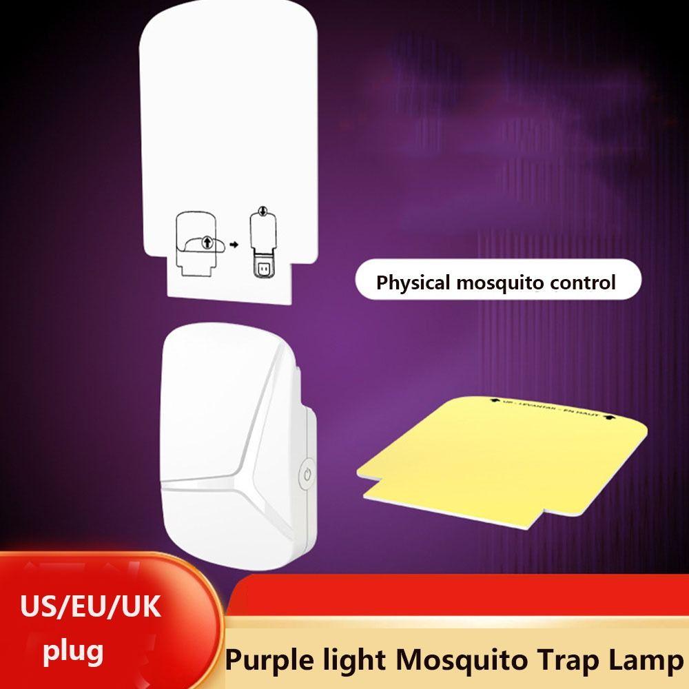 Noiseless Mosquito Lamp UV Purple Light Plug-in Mosquito Killer Flying Insect Lights Bedroom