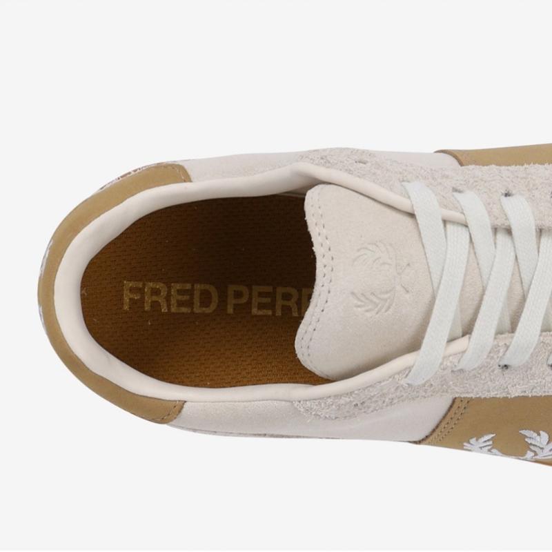 Fred Perry Мужские бежевые кроссовки Sfpm2438325 X44