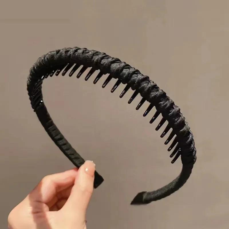 Заколка для волос для девочек, модная тканевая повязка на голову, простая детская повязка на голову для девочек, симпатичные акриловые аксессуары для волос